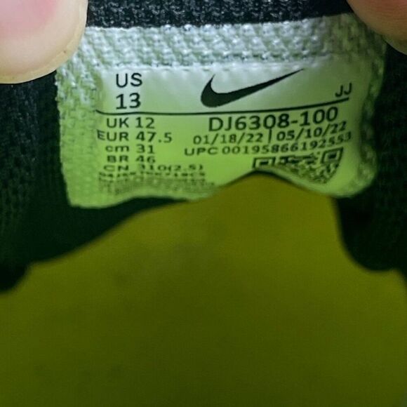 Nike Crater Impact SE White DJ6308 100 Fashion Athletic Shoes Mens Sz 13 - Picture 5 of 5